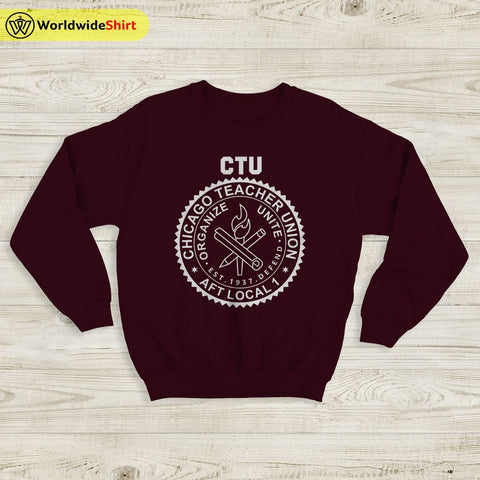CTU Chicago Teacher Union Sweatshirt Chance the Rapper Shirt - WorldWideShirt
