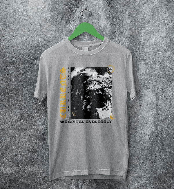 Currents Album T-Shirt The Way is Ends Currents Shirt Metalcore Band Tee - Sport Grey - WorldWideShirt