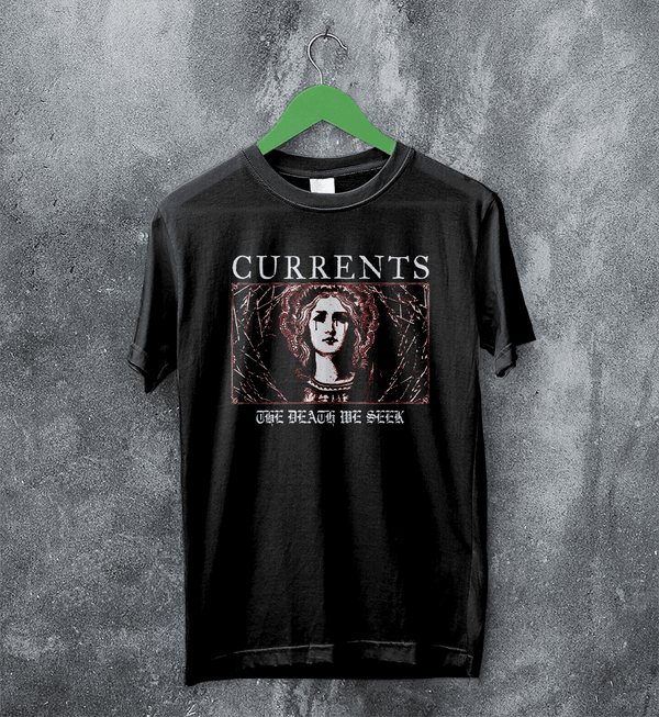 Currents T-Shirt Currents The Death We Seek Shirt Metalcore Band Tee - Black - WorldWideShirt
