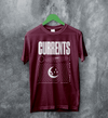 Currents The Way is Ends T-Shirt Currents Shirt Metalcore Band Concert Tee - Red Maroon - WorldWideShirt