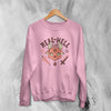 Cute Baphomet Sweatshirt Real Hell Club Sweater Y2K Kawaii Baphomet - WorldWideShirt