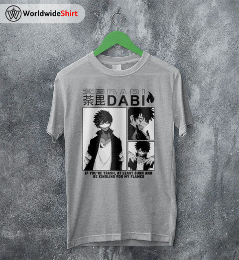 Dabi Aesthetic T-shirt Boku No Hero Academia Shirt BNHA Merch - WorldWideShirt