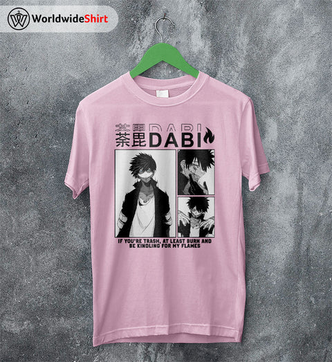 Dabi Aesthetic T-shirt Boku No Hero Academia Shirt BNHA Merch - WorldWideShirt