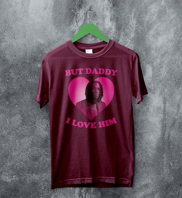 Daniel Caesar Fans T-Shirt RnB Love Daniel Caesar Shirt Neo Soul Tee - Red Maroon - WorldWideShirt