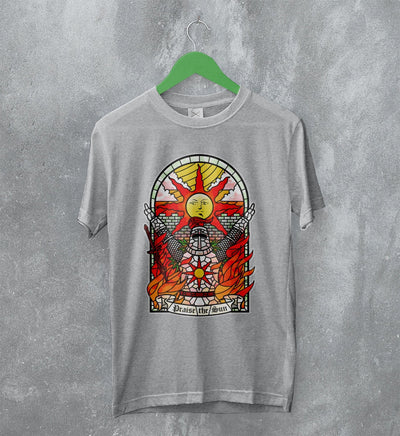 Dark Souls T-Shirt Praise The Sun Shirt Iconic Game Merchandise - WorldWideShirt