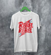 David Bowie Rebel Vintage T Shirt David Bowie Shirt Music Shirt - WorldWideShirt