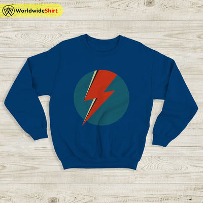 David Bowie Ziggy Stardust Sweatshirt David Bowie Shirt Music Shirt - WorldWideShirt