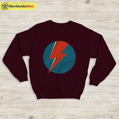 David Bowie Ziggy Stardust Sweatshirt David Bowie Shirt Music Shirt - WorldWideShirt