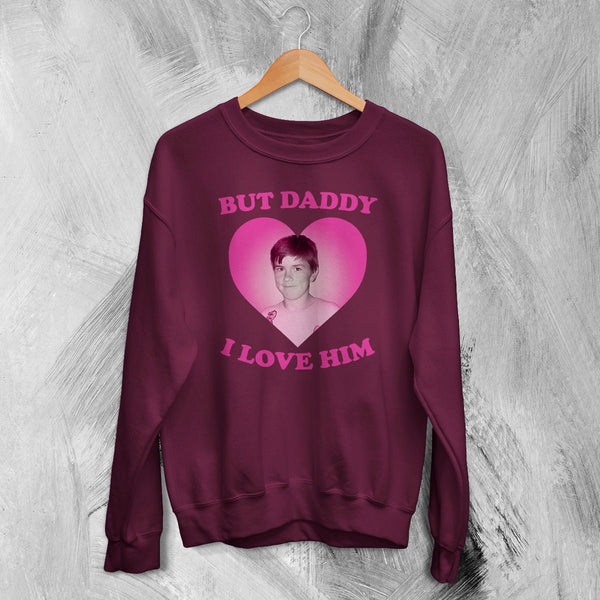 Declan McKenna Lover Sweatshirt Rock Love Declan McKenna Shirt Rock Music Fans Crewneck - Red Maroon - WorldWideShirt