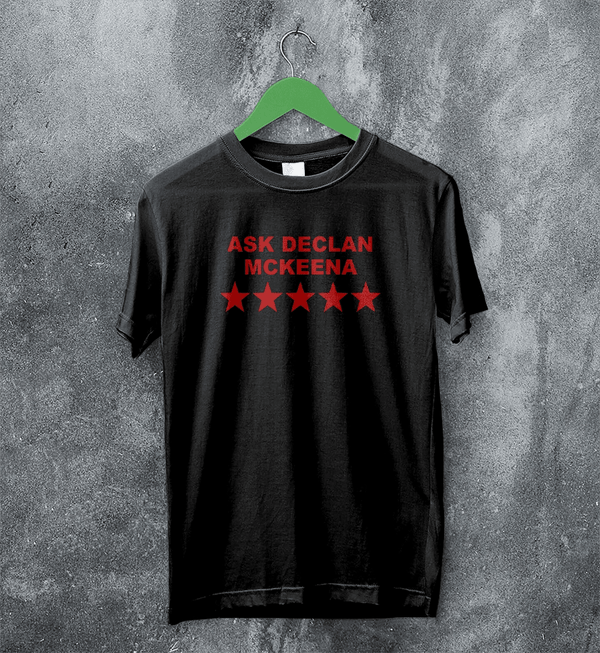 Declan McKenna T-Shirt Rock Ask Declan McKenna Shirt Pop Rock Music Tee - Black - WorldWideShirt