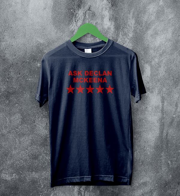 Declan McKenna T-Shirt Rock Ask Declan McKenna Shirt Pop Rock Music Tee - Navy Blue - WorldWideShirt