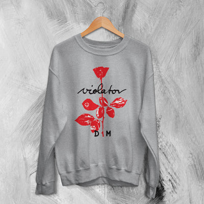 Depeche Mode Sweatshirt Violator Album Sweater Graphic Band Merch - WorldWideShirt