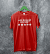 Dermot Kennedy Fans T-Shirt Pop Ask Dermot Kennedy Shirt Irish Singer Tee - Red - WorldWideShirt
