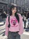 Dermot Kennedy Lover Sweatshirt Pop Love Dermot Kennedy Shirt Irish Singer Crewneck - Light Pink - WorldWideShirt