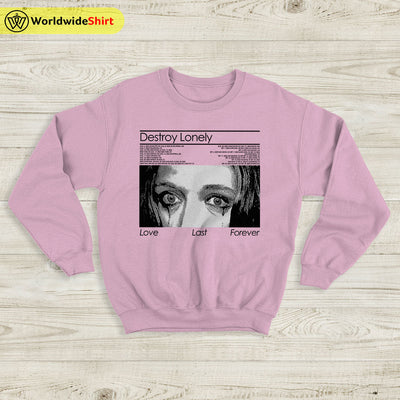 Destroy Lonely X Ken Carson Tour Sweatshirt Destroy Lonely Shirt Rapper Shirt - WorldWideShirt