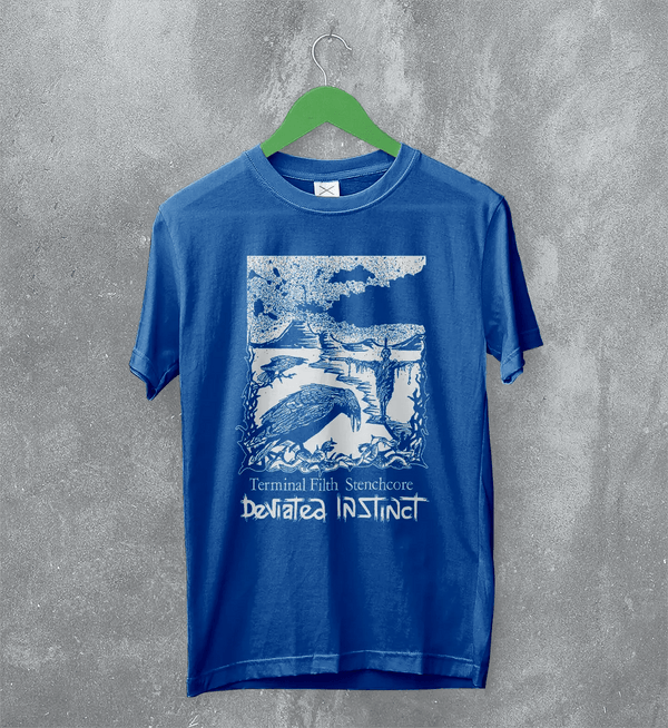 Deviated Instinct Terminal Filth Stenchcore T-Shirt Metal Music Deviated Instinct Shirt - Royal Blue - WorldWideShirt