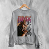 DMX Bootleg Sweatshirt Rap Legend DMX Shirt New York Rapper Music Crewneck - Sport Grey - WorldWideShirt