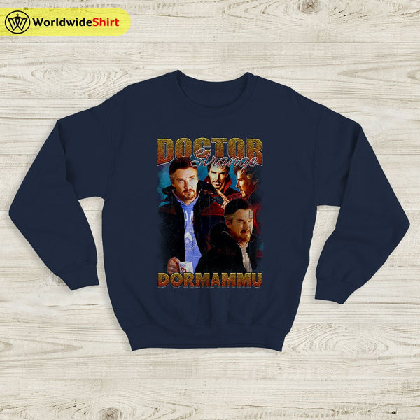 Doctor Strange Vintage 90's Sweatshirt Doctor Strange Shirt The Avengers Shirt - WorldWideShirt