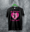 Doja Cat T-Shirt Rap Doja Cat Lover Shirt Doja Daddy I Love Her Rapper Tee - Black - WorldWideShirt