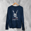 Donnie Darko Frank Rabbit Sweatshirt Donnie Darko Shirt They Do It Movie Crewneck - Navy Blue - WorldWideShirt