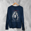 Donnie Darko Frank Rabbit Sweatshirt Film Donnie Darko Shirt Thriller Bunny Costume Crewneck - Navy Blue - WorldWideShirt