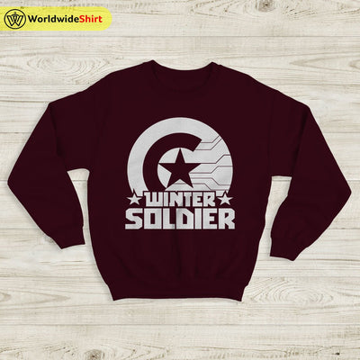 Falcon and the Winter Soldier Icon Sweatshirt The Avengers Shirt Movie Shirt - WorldWideShirt