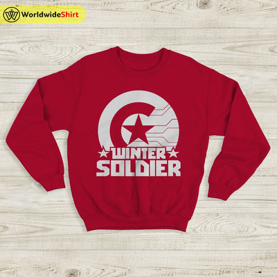 Falcon and the Winter Soldier Icon Sweatshirt The Avengers Shirt Movie Shirt - WorldWideShirt