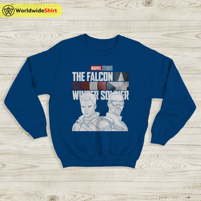 Falcon and the Winter Soldier Line Sweatshirt The Avengers Shirt Movie Shirt - WorldWideShirt