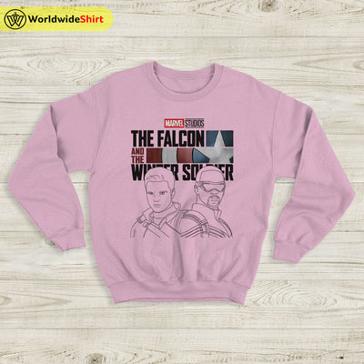 Falcon and the Winter Soldier Line Sweatshirt The Avengers Shirt Movie Shirt - WorldWideShirt