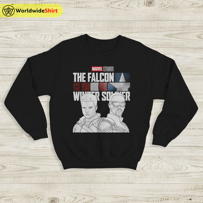 Falcon and the Winter Soldier Line Sweatshirt The Avengers Shirt Movie Shirt - WorldWideShirt
