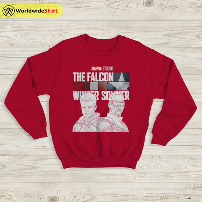 Falcon and the Winter Soldier Line Sweatshirt The Avengers Shirt Movie Shirt - WorldWideShirt