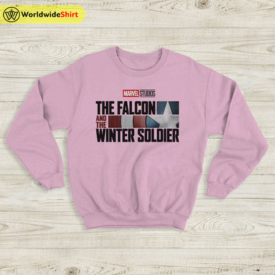 Falcon and the Winter Soldier Logo Sweatshirt The Avengers Shirt Movie Shirt - WorldWideShirt