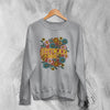 Fleetwood Mac Sweatshirt Vintage Floral Sweater Classic Rock Band Merch - WorldWideShirt