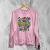 Fleetwood Mac Sweatshirt Vintage Flower Sweater Rock Music Graphic Shirt - WorldWideShirt