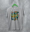 Fleetwood Mac T-Shirt Vintage Flower Shirt Rock Music Graphic Tee - WorldWideShirt