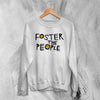 Foster The People Logo Sweatshirt Vintage Alternative Rock Band Sweater - WorldWideShirt