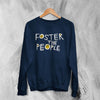 Foster The People Logo Sweatshirt Vintage Alternative Rock Band Sweater - WorldWideShirt