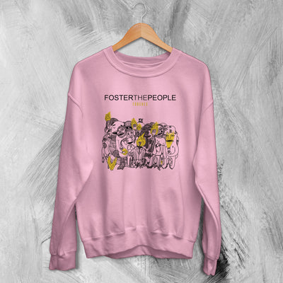 Foster The People Sweatshirt Torches Album Sweater Indie pop Band Merch - WorldWideShirt