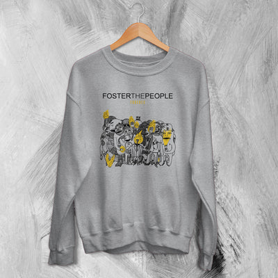 Foster The People Sweatshirt Torches Album Sweater Indie pop Band Merch - WorldWideShirt