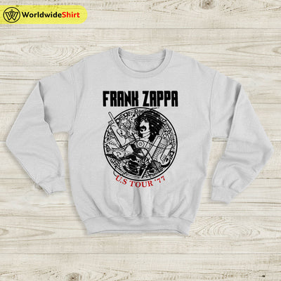 Frank Zappa US Tour 77' Sweatshirt Frank Zappa Shirt Music Shirt - WorldWideShirt