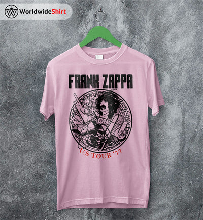 Frank Zappa US Tour 77' T Shirt Frank Zappa Shirt Music Shirt - WorldWideShirt