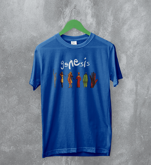 Genesis Album T-Shirt The Way We Walk Shirt Volume One: The Shorts Tee - Royal Blue - WorldWideShirt