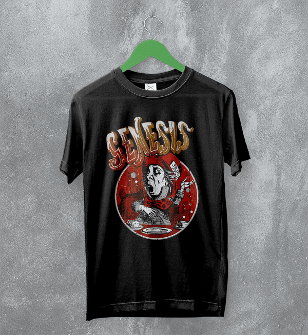 Genesis Band T-Shirt Tour Concert Genesis Shirt Scremo Dinner Tee - Black - WorldWideShirt