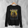 Genesis Dragon Sweatshirt Art Genesis Shirt Rock Music Crewneck - Black - WorldWideShirt