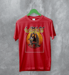 Genesis Dragon T-Shirt Art Genesis Shirt Rock Music Tee - Red - WorldWideShirt