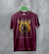 Genesis Dragon T-Shirt Art Genesis Shirt Rock Music Tee - Red Maroon - WorldWideShirt