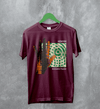 Genesis Invisible Touch T-Shirt Rock Genesis Shirt 90s Album Music Tee - Red Maroon - WorldWideShirt