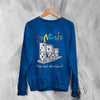 Genesis Tour Sweatshirt The Last Domino Genesis Shirt Concert Music Crewneck - Royal Blue - WorldWideShirt