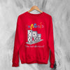 Genesis Tour Sweatshirt The Last Domino Genesis Shirt Concert Music Crewneck - Red - WorldWideShirt