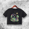 Ghost Band Cartoon Crop Top Ghost Band Shirt Aesthetic Y2K Shirt - WorldWideShirt